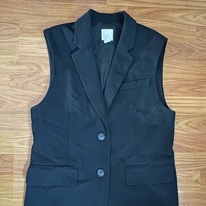 H&M Dark Navy Blazer Vest